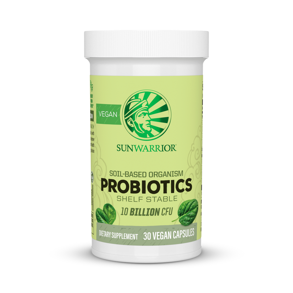 Sunwarrior, Probiotics, 10 Billion CFU, 30 Vegan Capsules