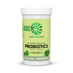 Sunwarrior, Probiotics, 10 Billion CFU, 30 Vegan Capsules