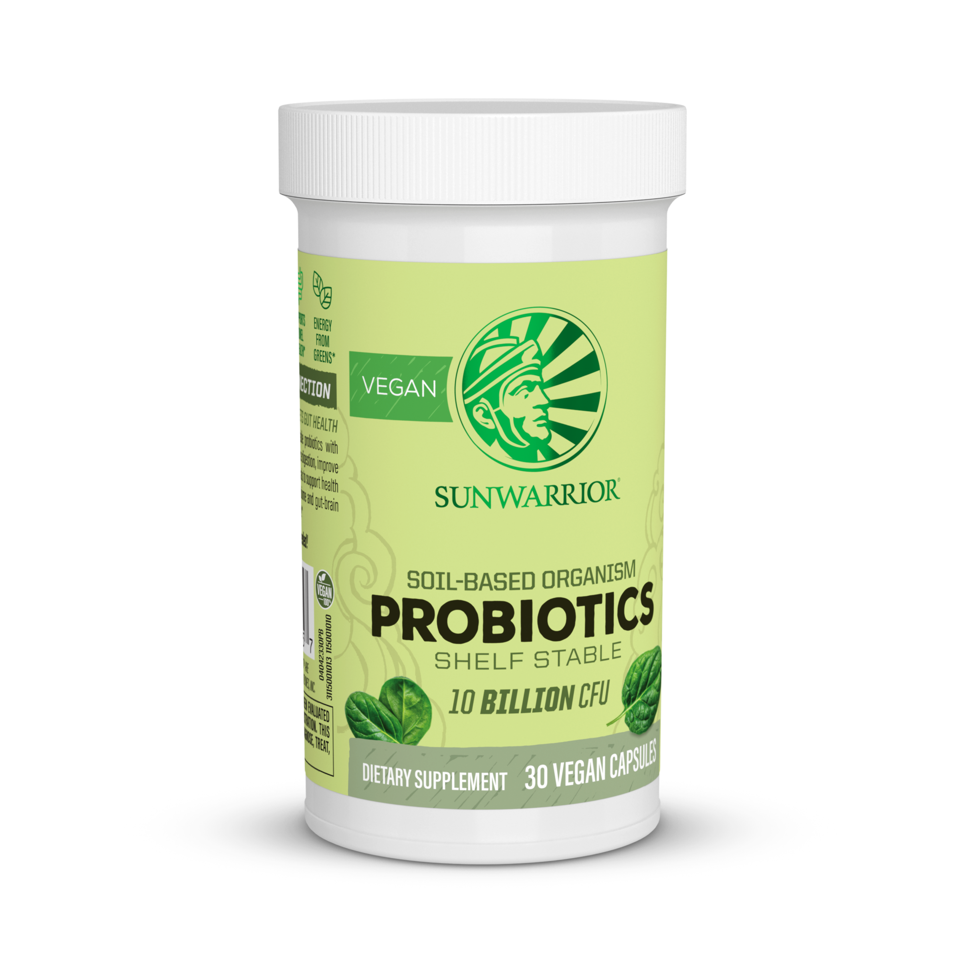 Sunwarrior, Probiotics, 10 Billion CFU, 30 Vegan Capsules