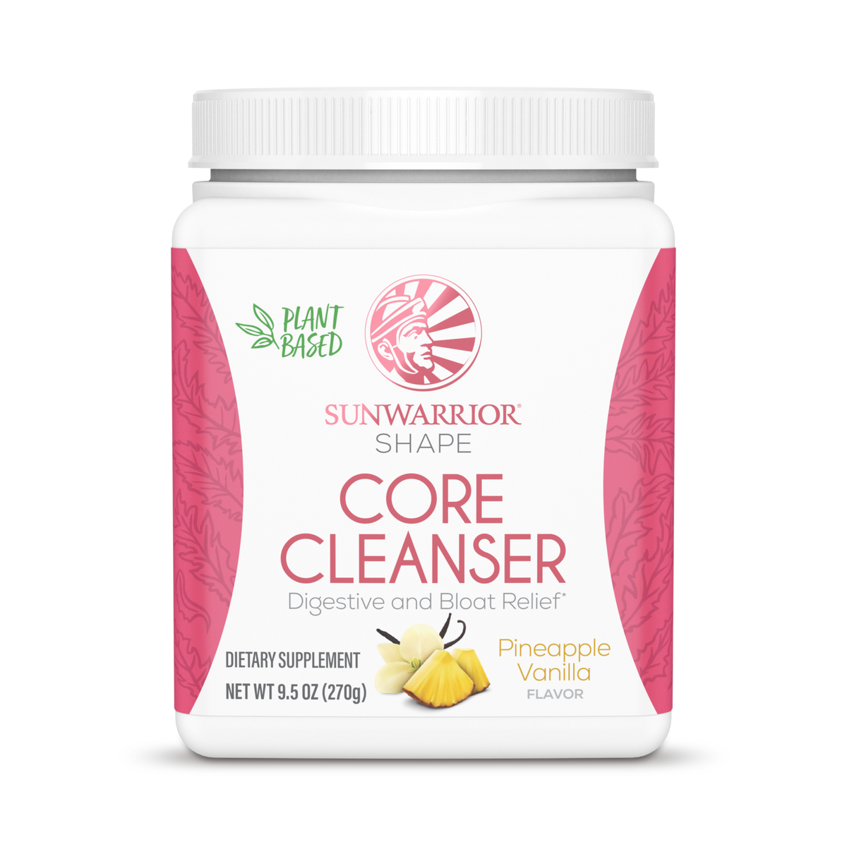 Sunwarrior, Shape, Core Cleanser, Pineapple Vanilla, 270 g