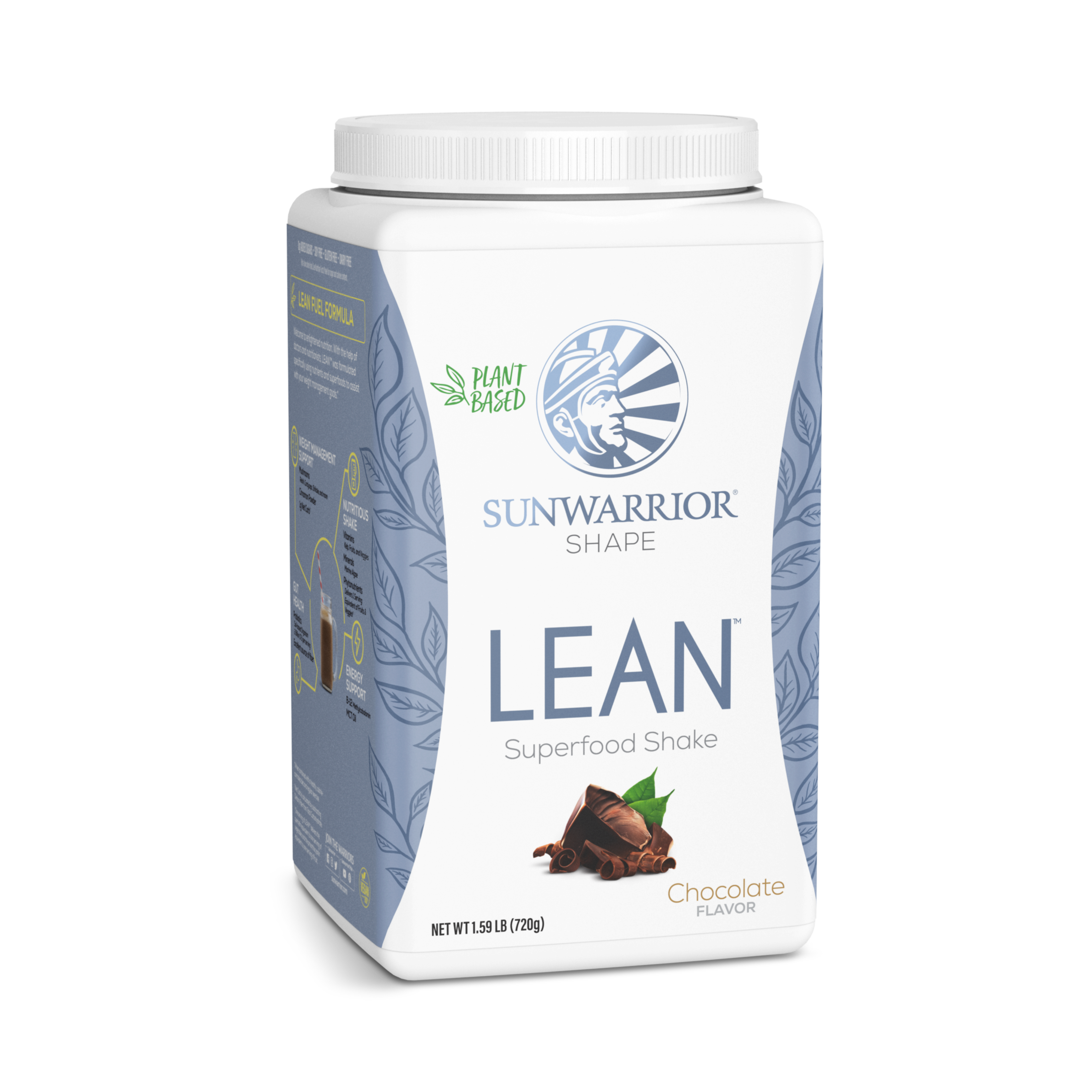 Sunwarrior, Shape, Lean Superfood Shake, Chocolate, 720 g