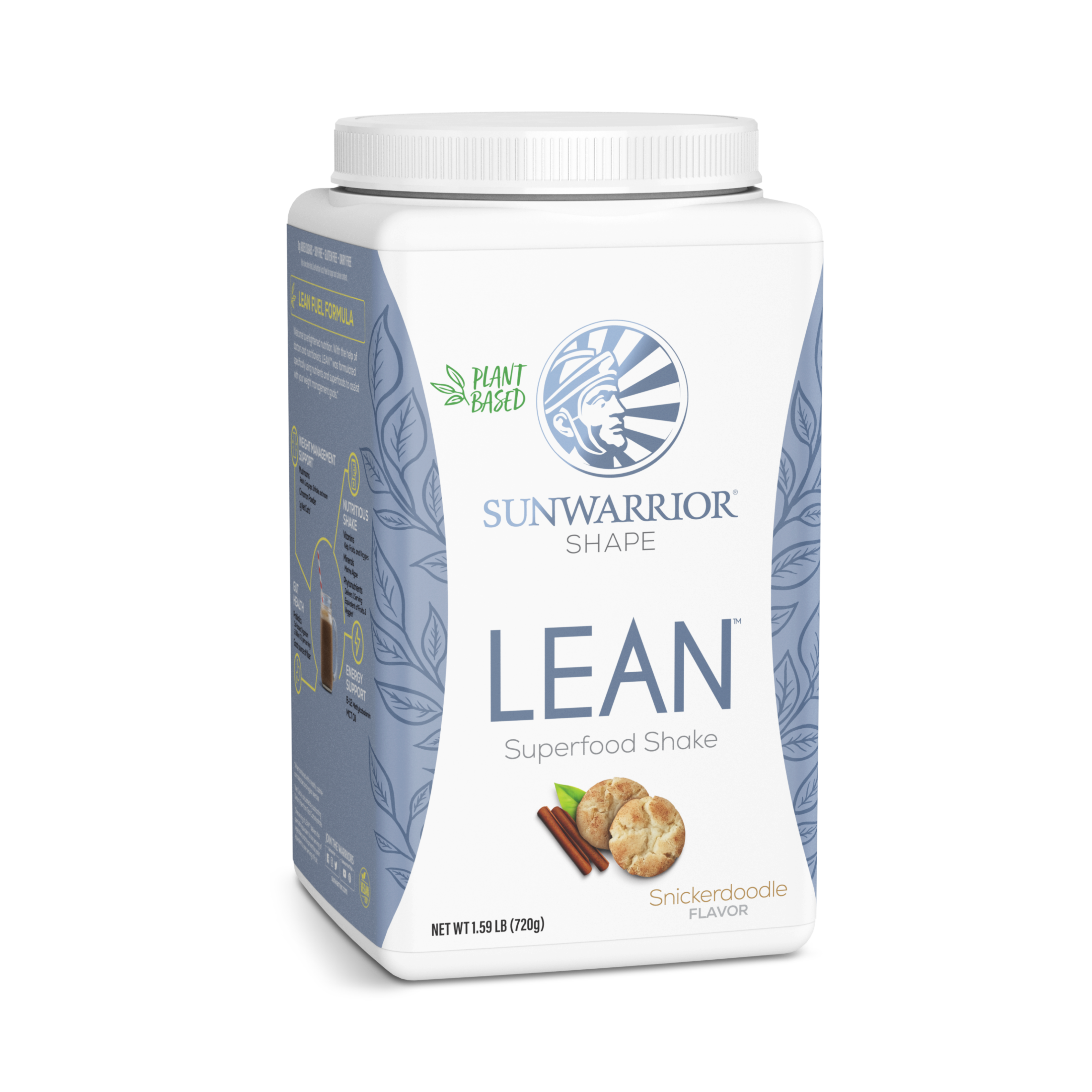 Sunwarrior, Shape, Lean Superfood Shake, Snickerdoodle, 720 g