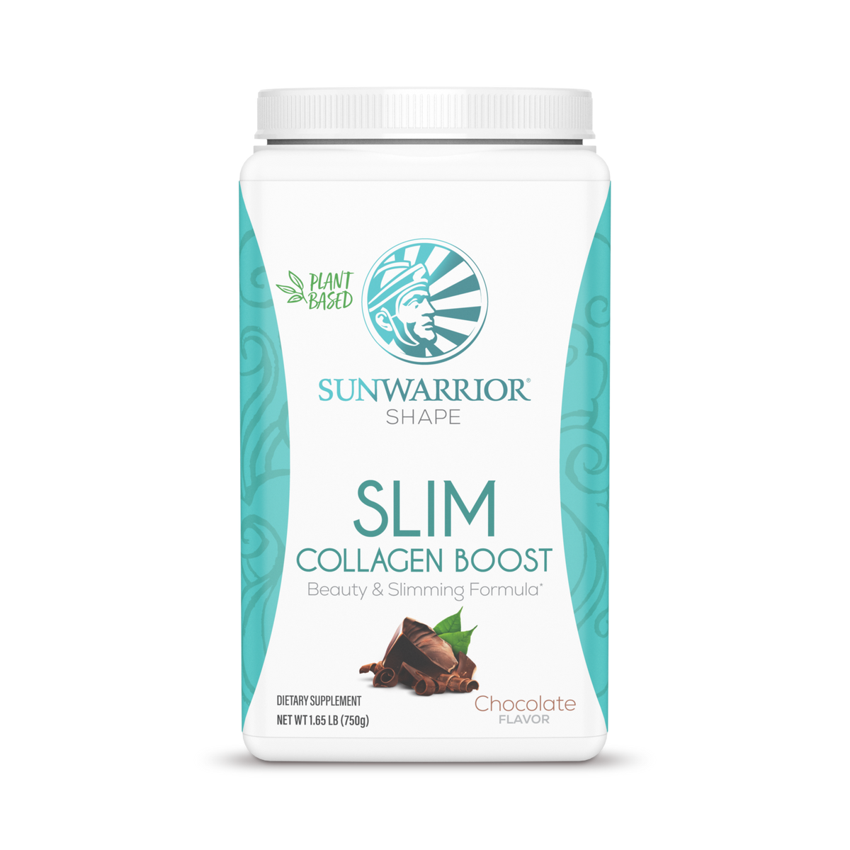 Sunwarrior, Shape, Slim Collagen Boost, Chocolate, 750 g