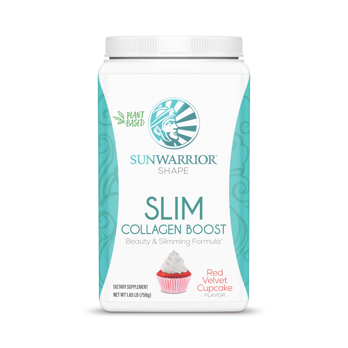 Sunwarrior, Shape, Slim Collagen Boost, Red Velvet Cupcake, 750 g