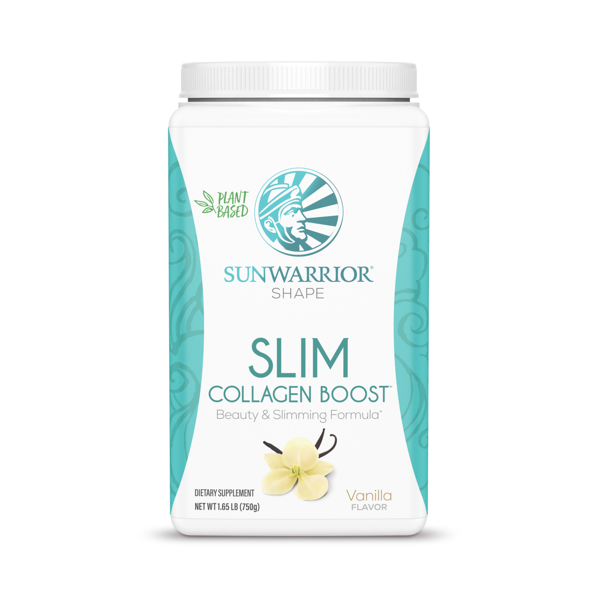 Sunwarrior, Shape, Slim Collagen Boost, Vanilla, 750 g