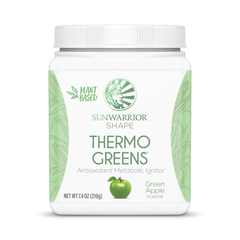 Sunwarrior, Shape, Thermo Greens, Green Apple, 210 g