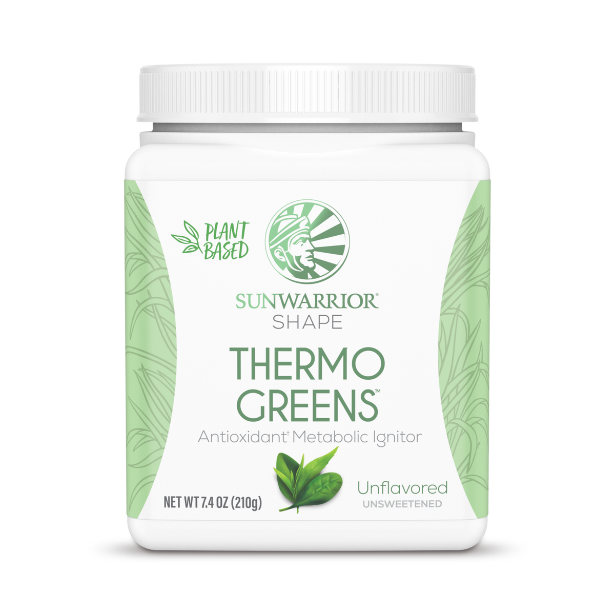 Sunwarrior, Shape, Thermo Greens, Unflavored, 210 g