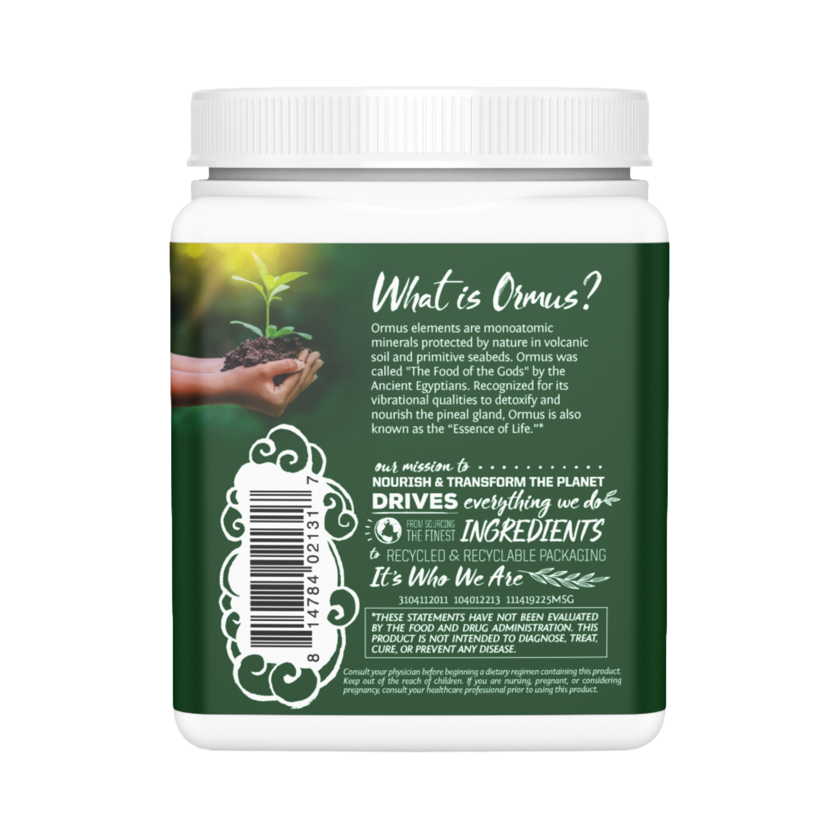 Sunwarrior, Ormus Supergreens, Mint, 225 g