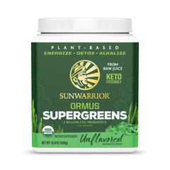 Sunwarrior, Ormus Supergreens, Unflavored, 450 g