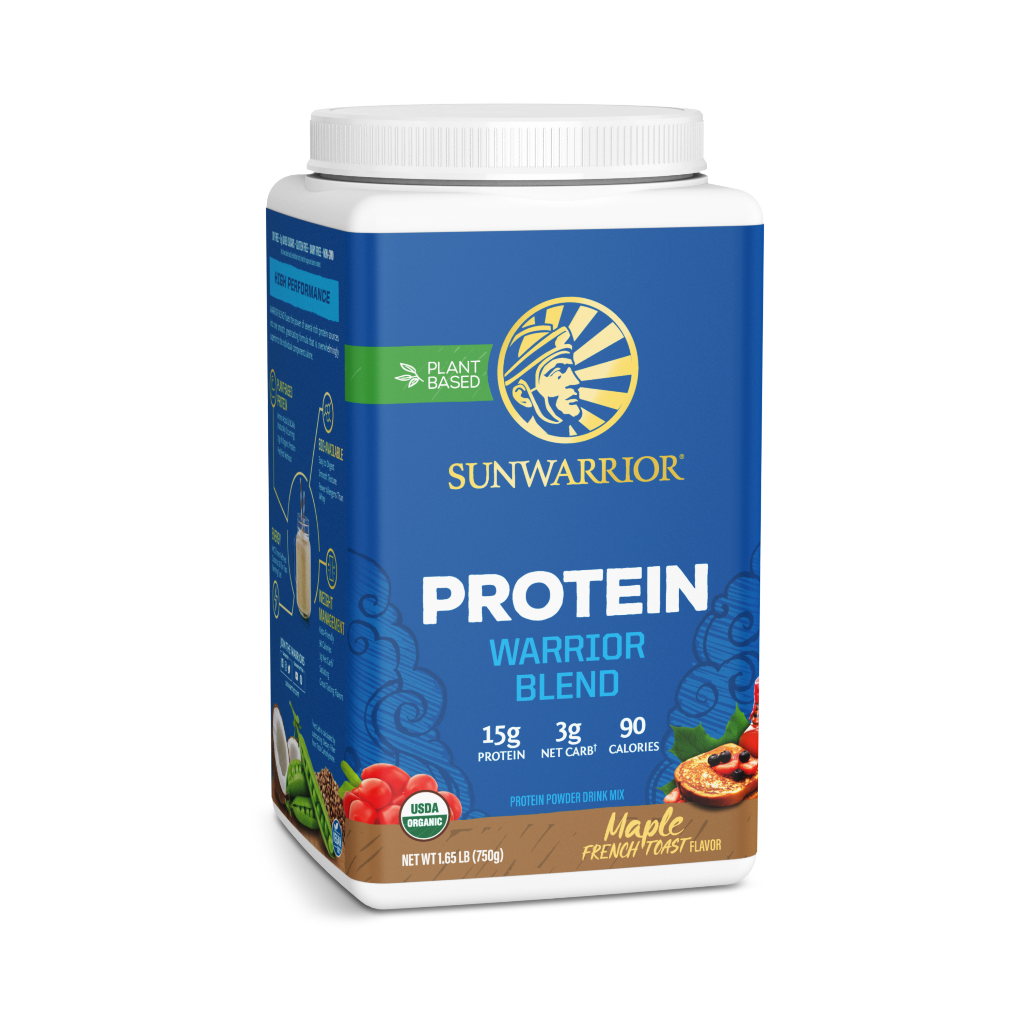 Sunwarrior, Warrior Blend Protein, Maple French Toast, 750 g