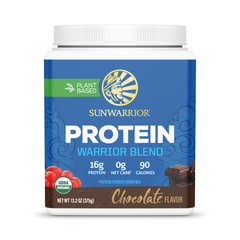 Sunwarrior, Warrior Blend, Protein, Chocolate, 375 g