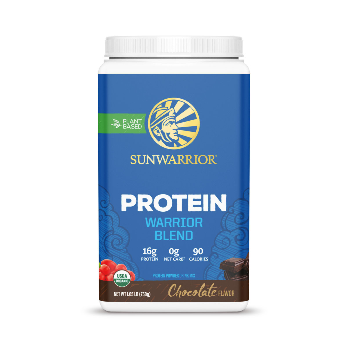 Sunwarrior, Warrior Blend, Protein, Chocolate, 750 g