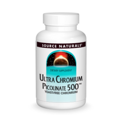 Source Naturals, Ultra Chromium Picolinate, 500 Mcg, 120 Tablets