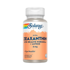 Solaray, Ultra Zeaxanthin, 6 Mg, 30 Capsules