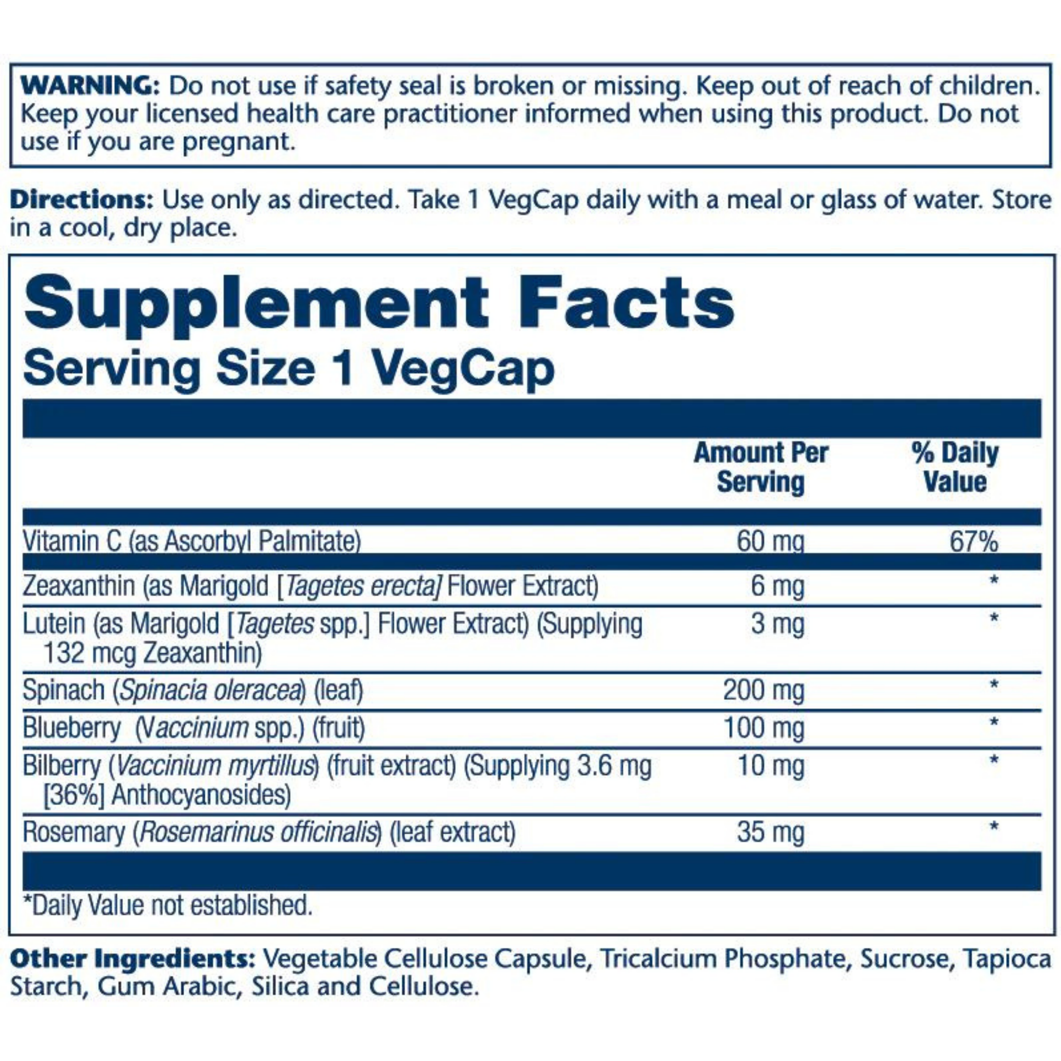 Solaray, Ultra Zeaxanthin, 6 Mg, 30 Capsules