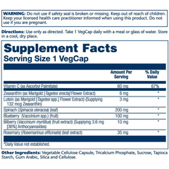 Solaray, Ultra Zeaxanthin, 6 Mg, 30 Capsules