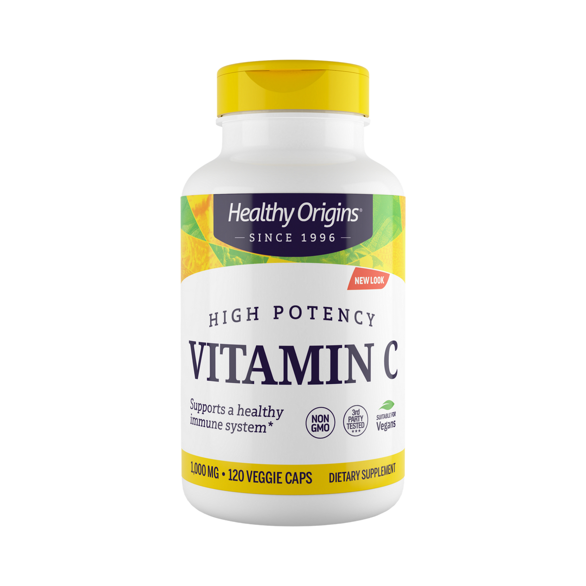 Healthy Origins, Vitamin C, 1000 Mg, Non-GMO, 120 Veggie Caps