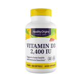 Healthy Origins, Vitamin DЗ Gels, 2400 IU, Lanolin, 360 Softgels