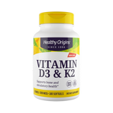 Healthy Origins, Vitamin D3 & K2, 180 Softgels