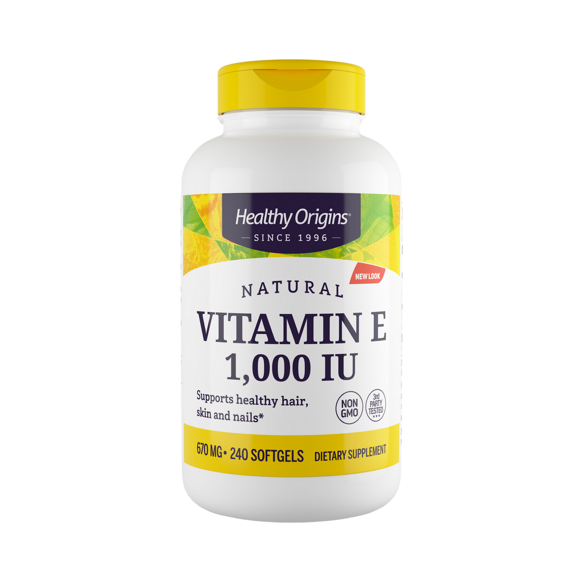 Healthy Origins, Vitamin E, 1000 IU, Natural MIxed Toco, 240 Softgels