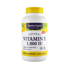 Healthy Origins, Vitamin E, 1000 IU, Natural MIxed Toco, 240 Softgels