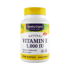 Healthy Origins, Vitamin E, 1000 IU, Natural MIxed Toco, 120 Softgels