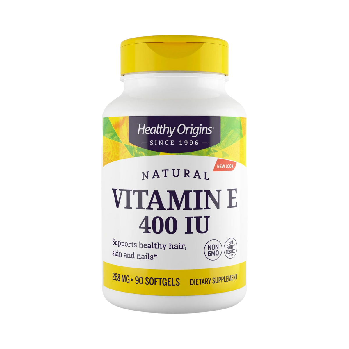 Healthy Origins, Vitamin E, 400 IU, Natural MIxed Toco, 90 Softgels