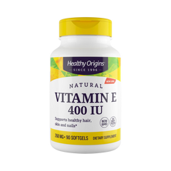 Healthy Origins, Vitamin E, 400 IU, Natural MIxed Toco, 90 Softgels