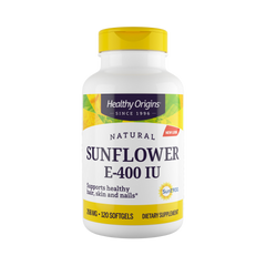 Healthy Origins, Vitamin E, 400 IU, Sunflower, 120 Softgels