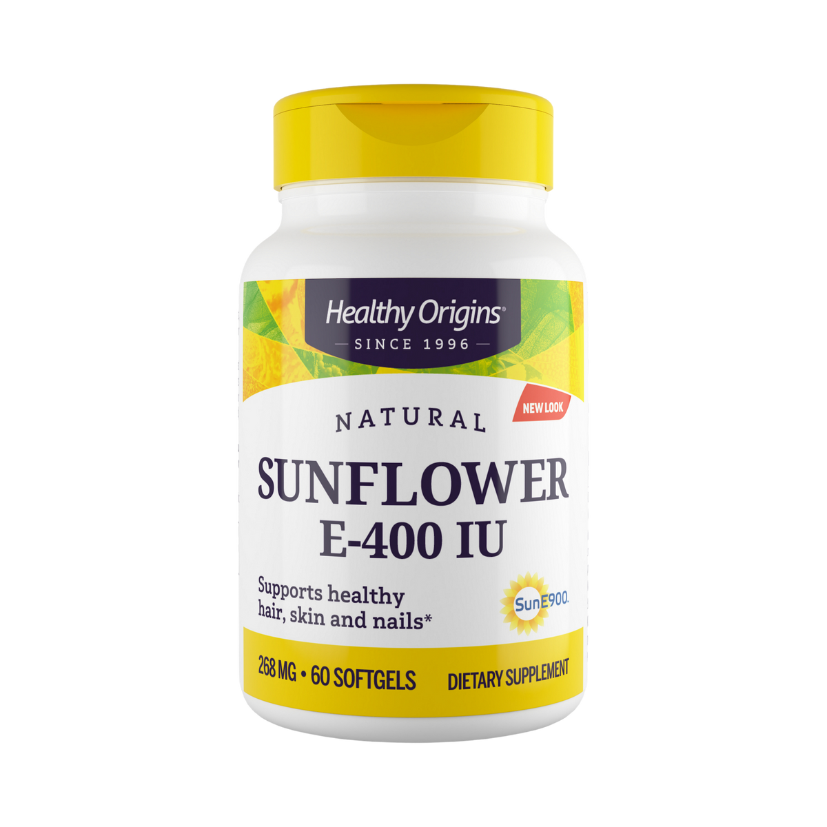 Healthy Origins, Vitamin E, 400 IU, Sunflower, 60 Softgels