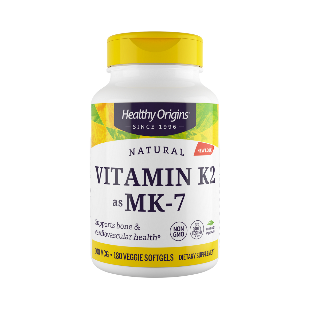 Healthy Origins, Vitamin K2 As MK-7, 100 Mcg, 180 Veggie Gels