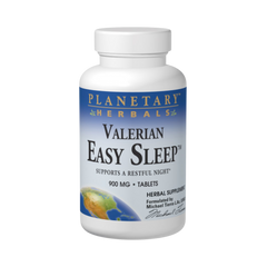 Planetary Herbals, Valerian Easy Sleep, 60 Tablets