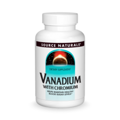 Source Naturals, Vanadium with Chromium, 90 Tablets