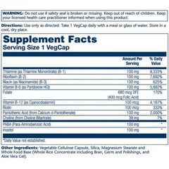 Solaray, Vitamin B-Complex, 50 Capsules