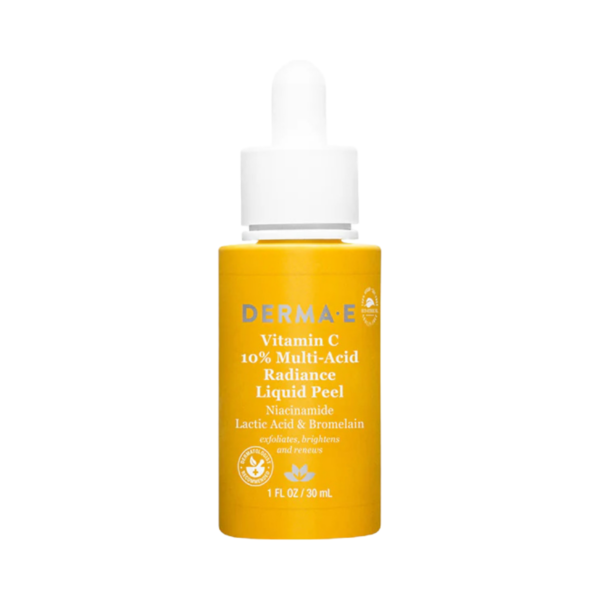 Derma E, Vitamin C 10% Multi-Acid Radiance Liquid Peel, 1 Fl Oz