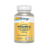 Solaray, Vitamin C With Rose Hips & Acerola, 1,000 Mg, 100 Capsules