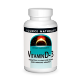 Source Naturals, Vitamin D-3, 1000 IU, 100 Tablets