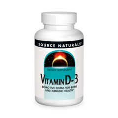 Source Naturals, Vitamin D-3, 1000 IU, 100 Tablets