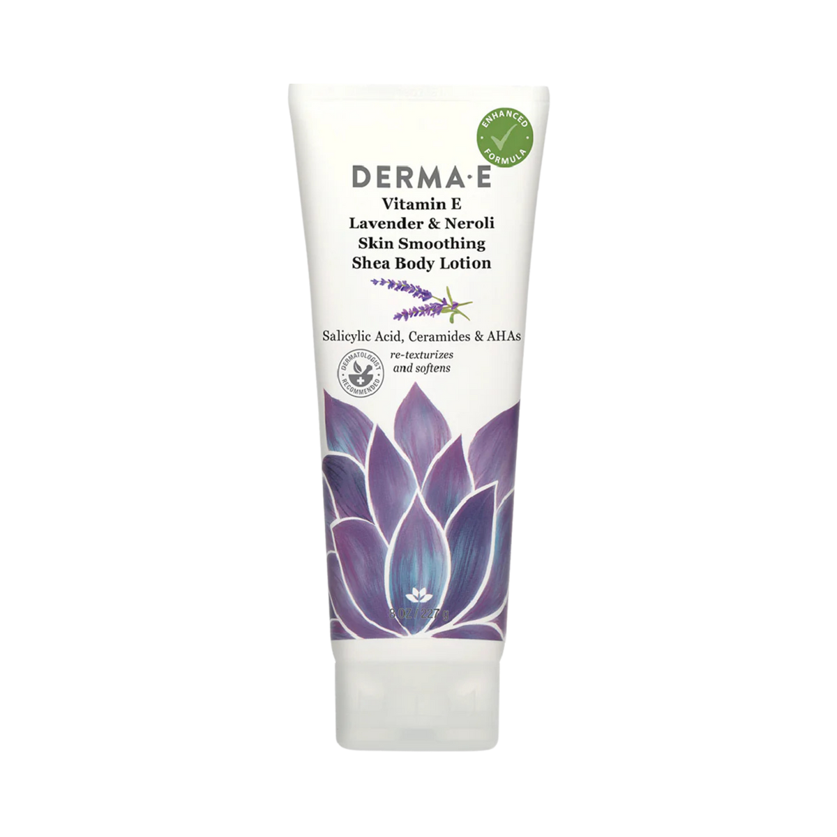 Derma E, Vitamin E Lavender & Neroli Skin Smoothing Shea Body Lotion, 8 Oz