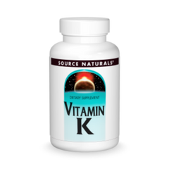 Source Naturals, Vitamin K, 500 Mcg, 100 Tablets