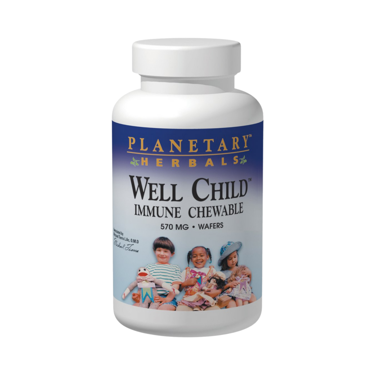 Planetary Herbals, Well Child Immune Chewable, 30 Wafers