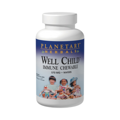 Planetary Herbals, Well Child Immune Chewable, 60 Wafers