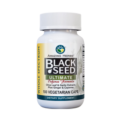 Amazing Herbs, Whole Spectrum, Black Seed, Ultimate Defense Formula, 100 Vegetarian Caps