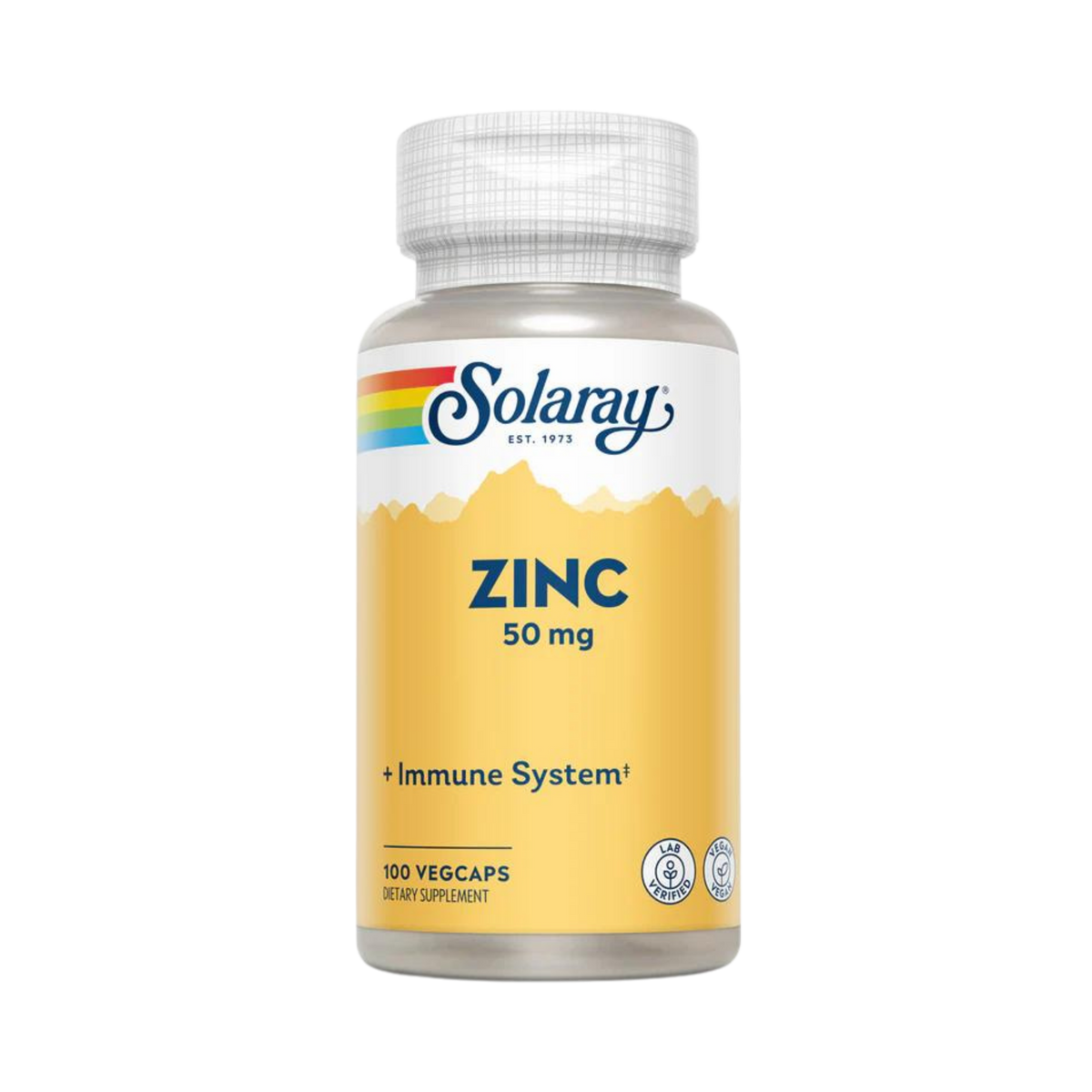 Solaray, Zinc, 50 Mg, 100 Capsules