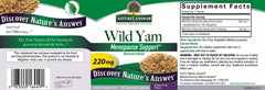 Nature's Answer - Wild Yam, 60 Vegetarian Capsules