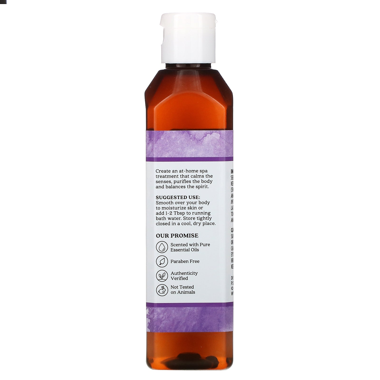 Aura Cacia, Aromatherapy Body Oil, Relaxing Lavender, 8 Oz