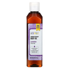 Aura Cacia, Aromatherapy Body Oil, Relaxing Lavender, 8 Oz