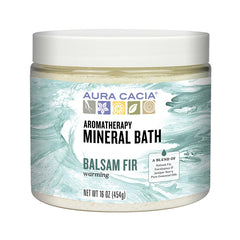 AURA CACIA®, Balsam Fir Mineral Bath (16 oz) | Maple Herbs