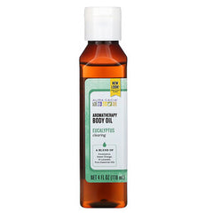 Aura Cacia, Body Oil, Clearing Eucalyptus, 4 Oz