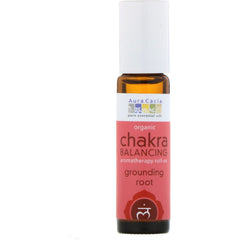 Aura Cacia, Chakra Balancing Aromatherapy Roll-On, Grounding Root, 0.31 Oz